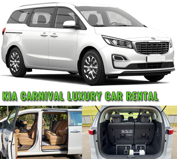 6 seater kia carnival luxury car hire in delhi